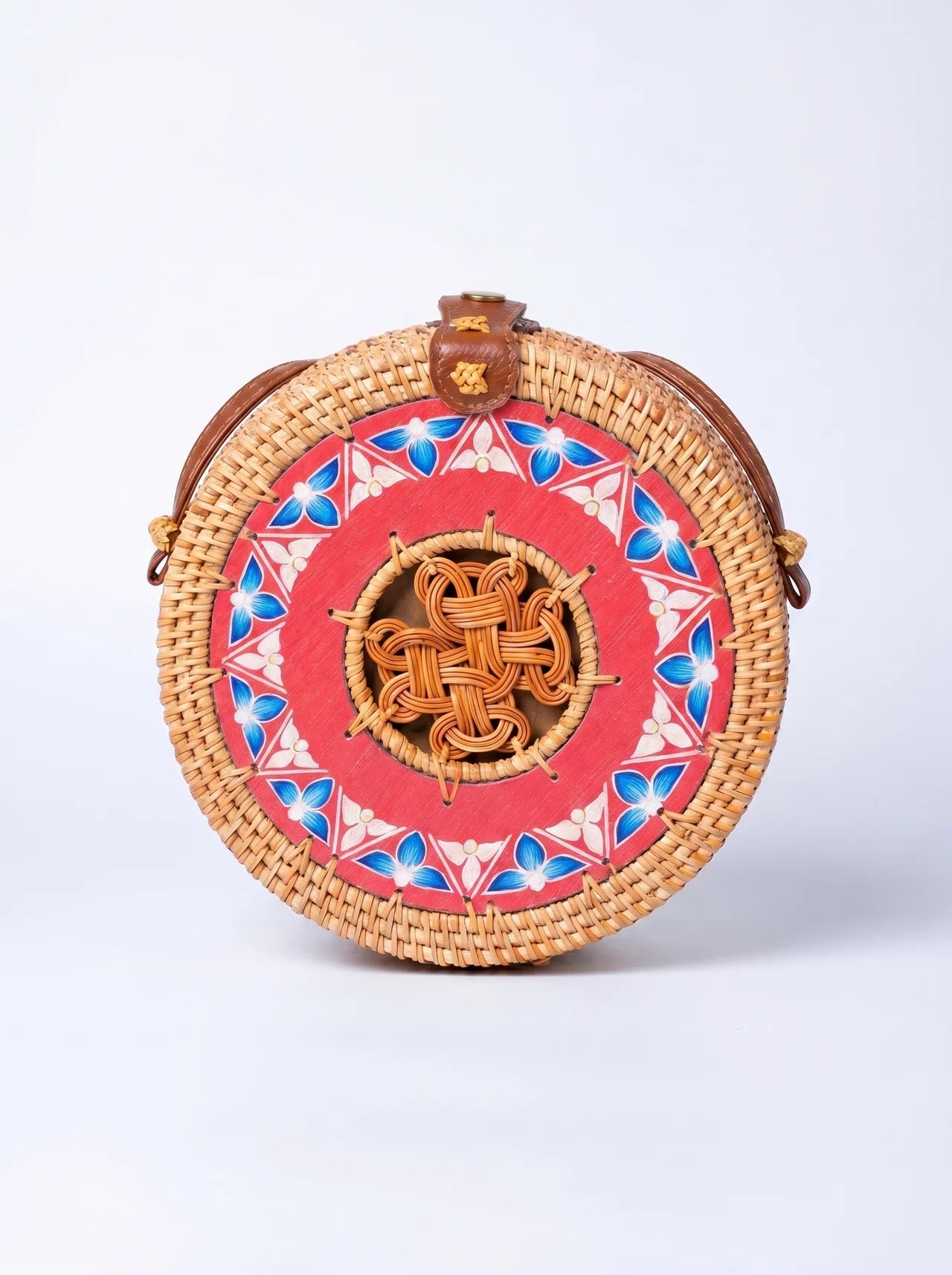 Amalfi Rattan Crossbody