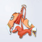 Teckel Scarf Bag Charm
