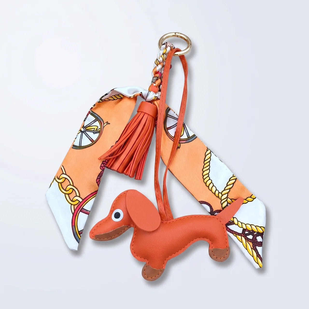 Teckel Scarf Bag Charm