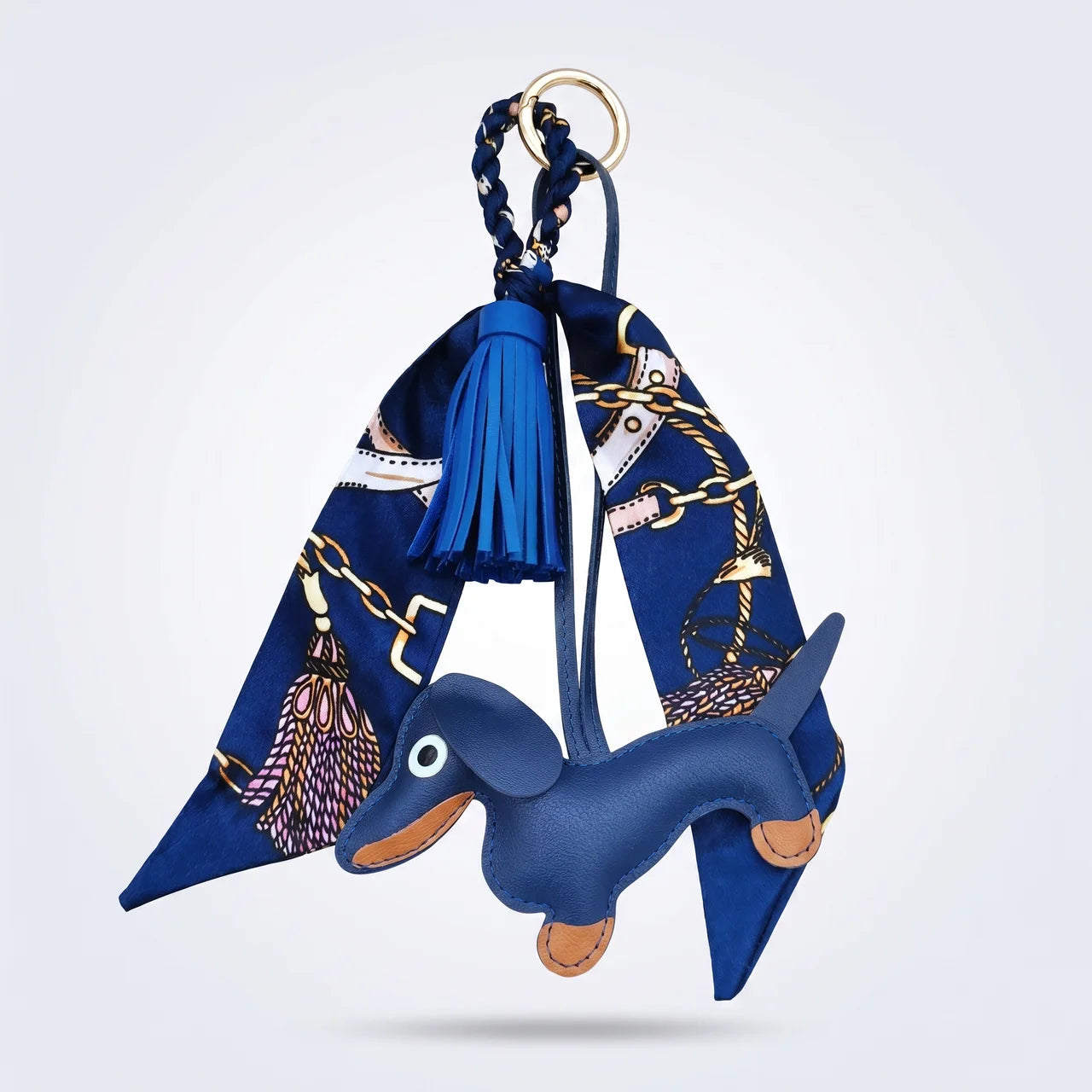 Teckel Scarf Bag Charm