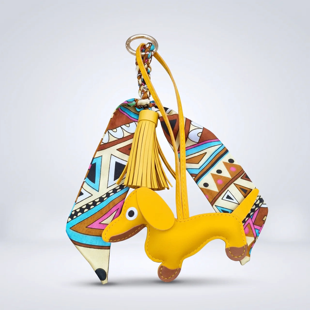Teckel Scarf Bag Charm